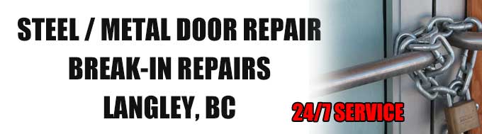 Steel Metal Door Repairs Langley